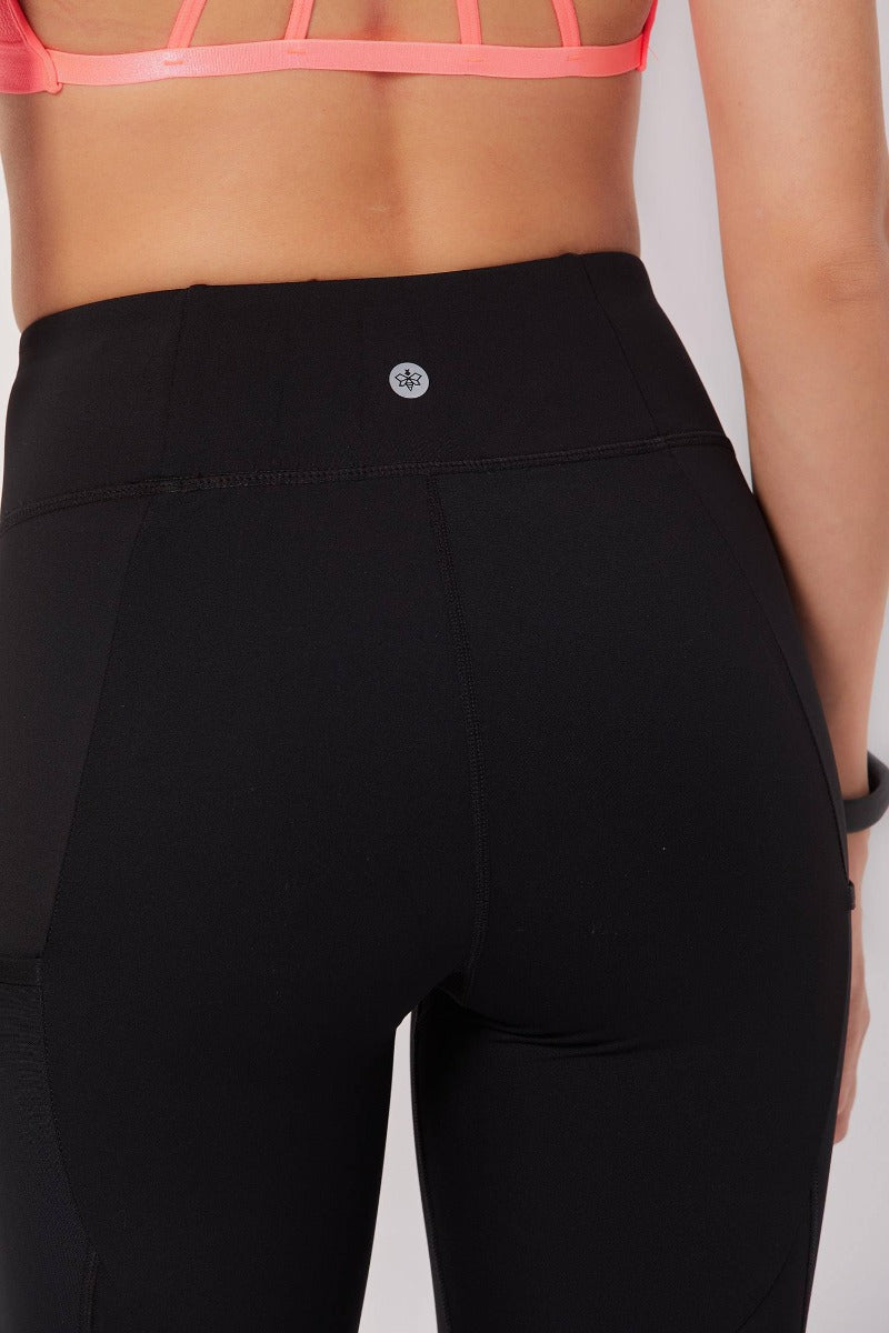 Mesh Pocket Tights - Black