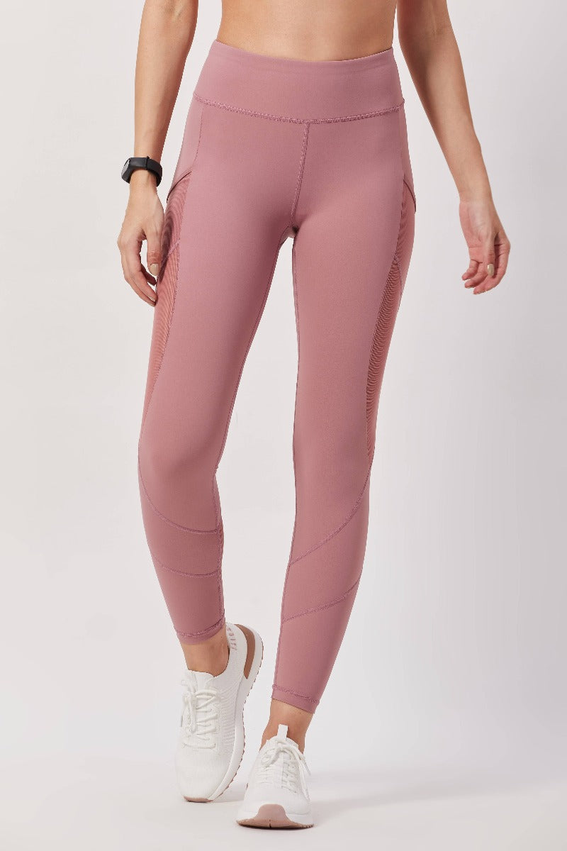 Mesh Pocket Tights - Pink
