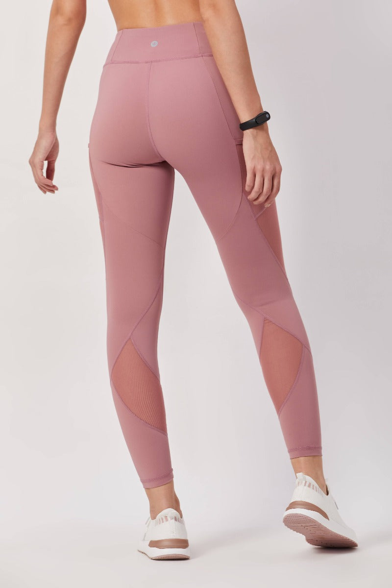 Mesh Pocket Tights - Pink