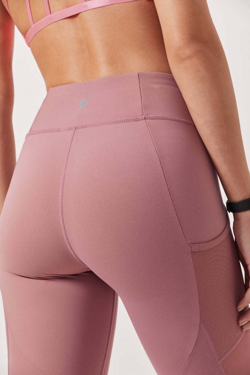 Mesh Pocket Tights - Pink