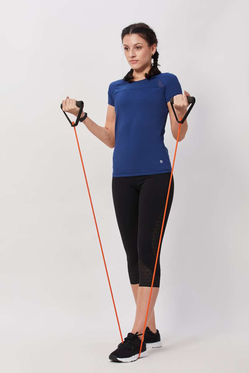 The Easy Breezy Half Sleeves Top - Blue