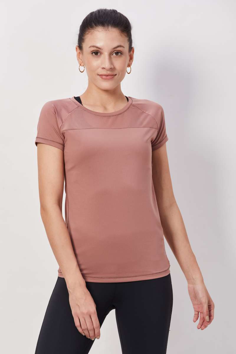 The Easy Breezy Half Sleeves Top - Mocha Mousse