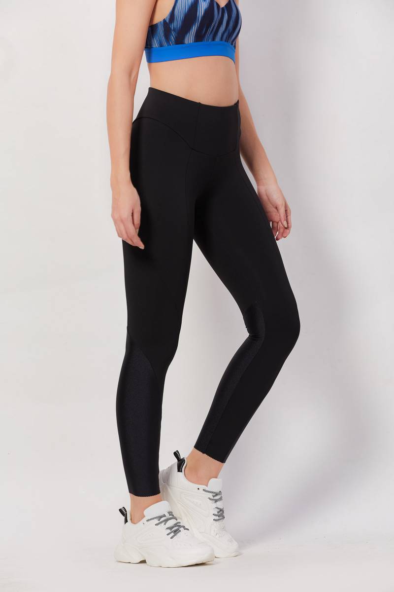 Black Moisture Wicking Full Length Compression Tight