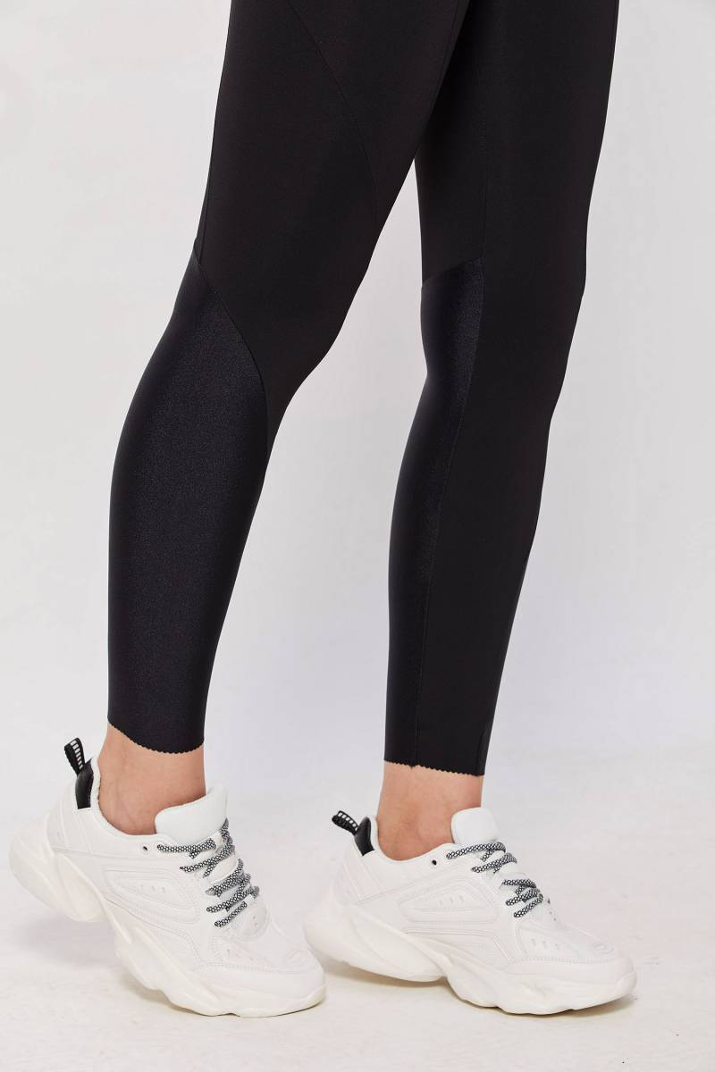 Black Moisture Wicking Full Length Compression Tight