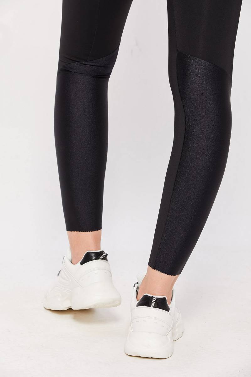 Black Moisture Wicking Full Length Compression Tight