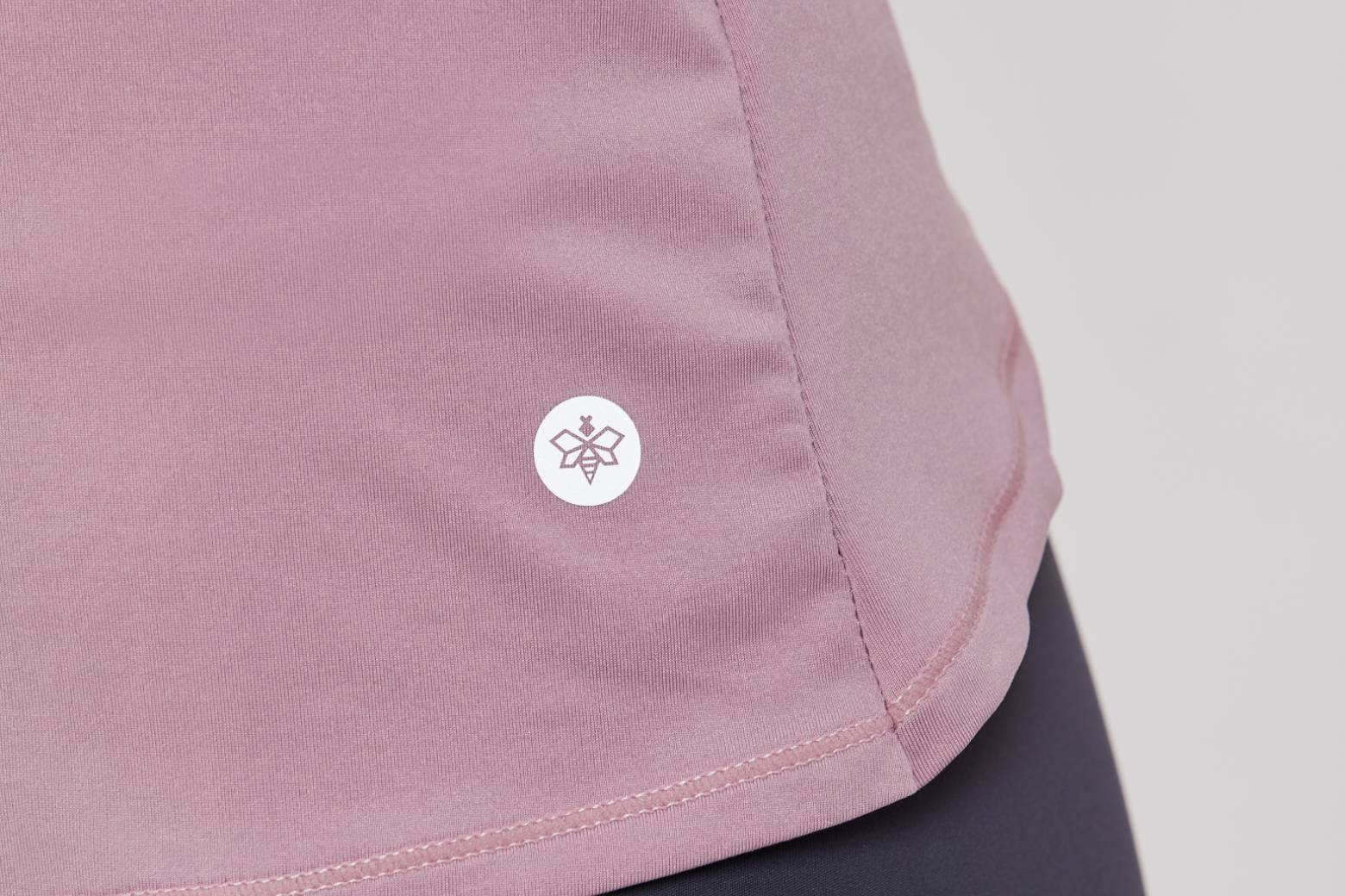 Sleeveles Mock Neck Workout Top - Lavender