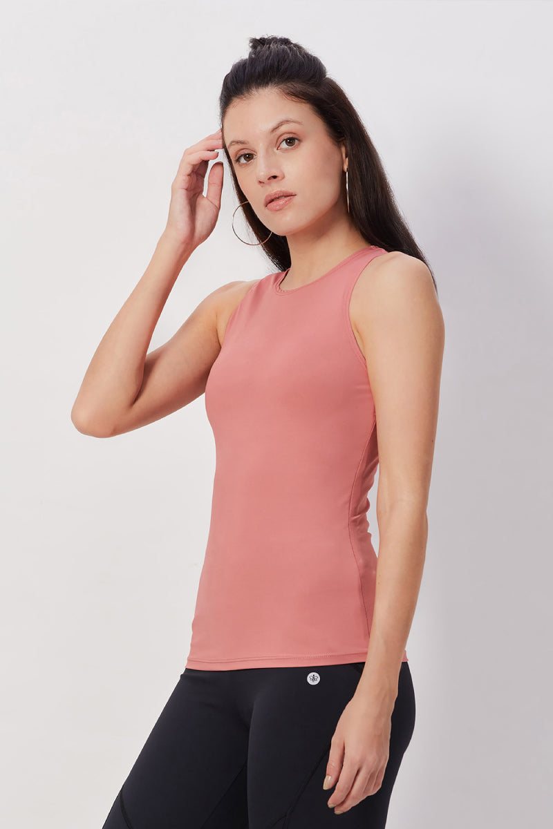 The Essential Sleeveless Tank Top - Coral