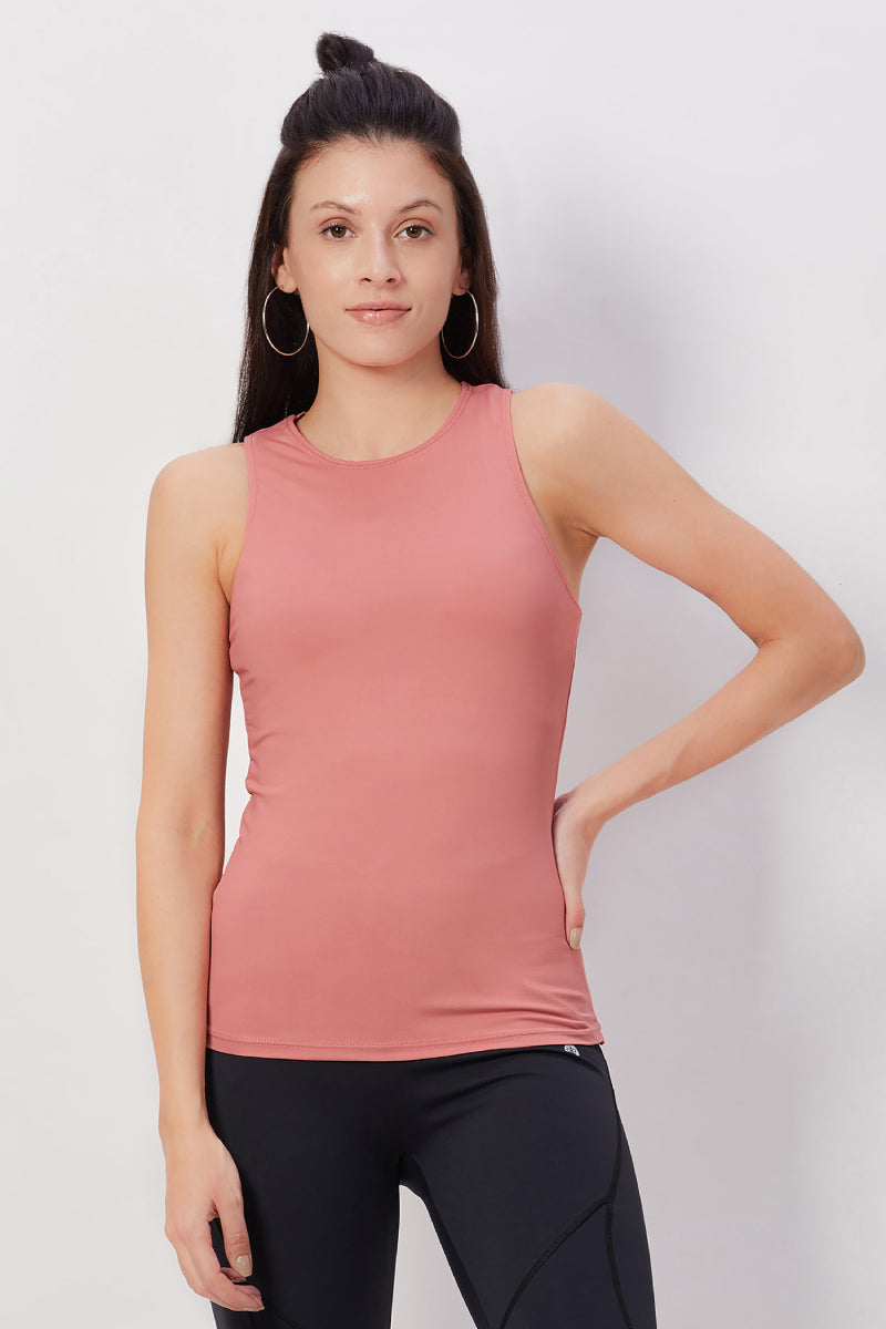 The Essential Sleeveless Tank Top - Coral