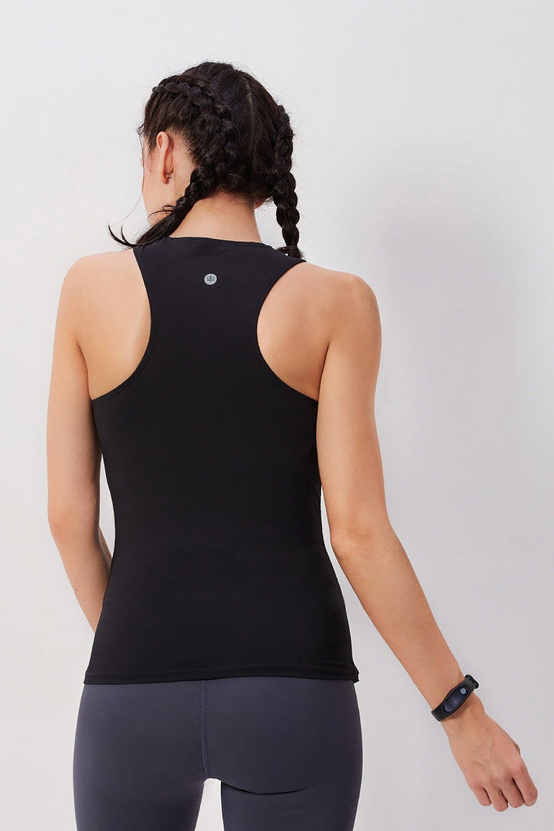 The Essential Sleeveless Tank Top - Black