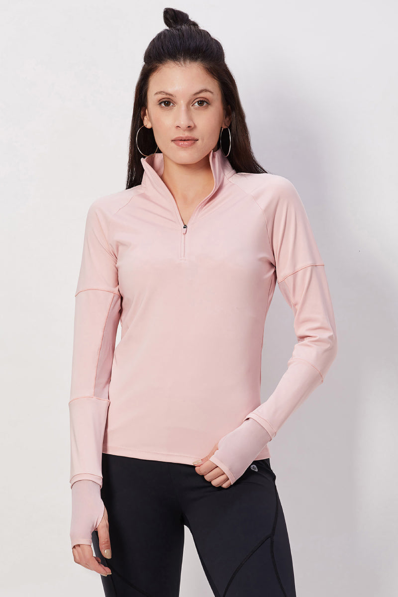 The Essentials Fullsleeves Top - Light Pink